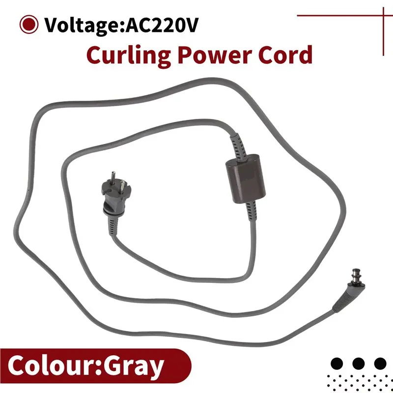 Practical Accessory For Dyson Airwrap Hair Styler HS01 HS05 Curling Iron Special Power Cord Replacement Repair Replacement Parts