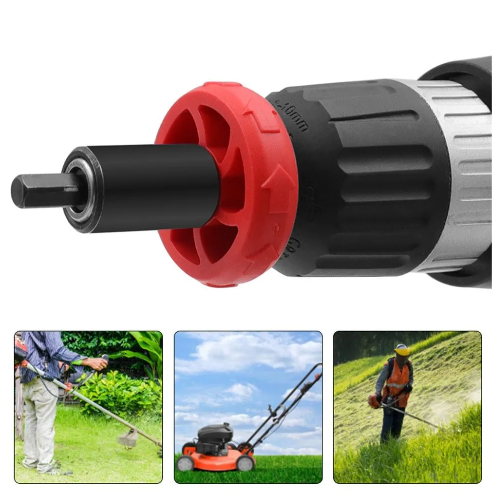 Adaptable Lawn Mower Starter Alloy Motor Starter Multi-product Compatible Plastic Power Conversion Red+black Electric Fast Start
