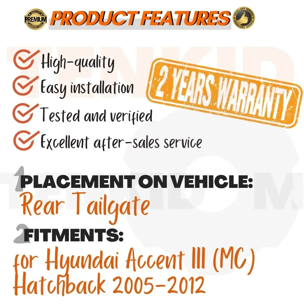 

Амортизаторы (пружины) багажника для Hyundai Accent III MC Hatchback 2005-2012
