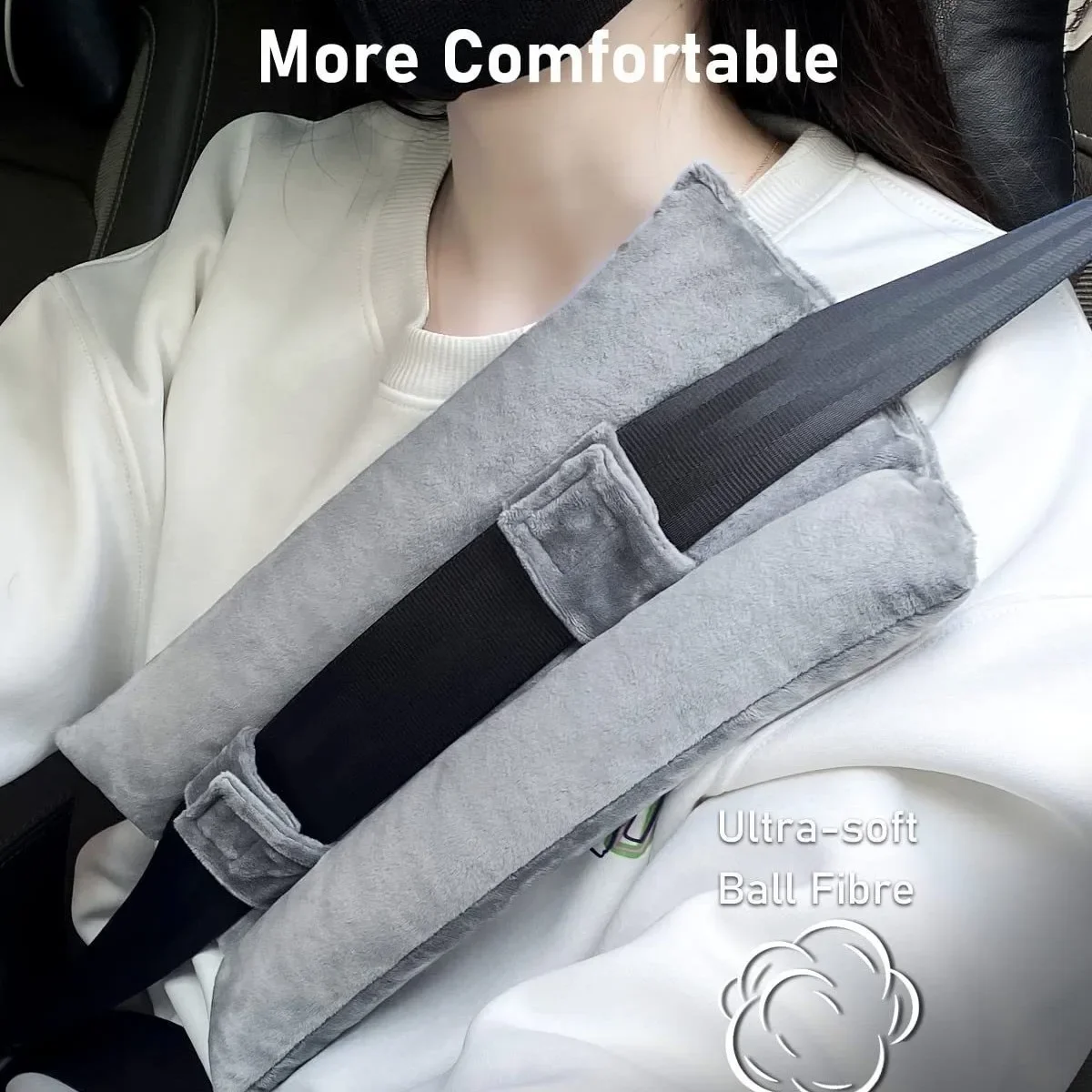 Heart Surgery Recovery Support Cushion Comfortable Post Surgery Seat Belt Pillow Pad for Mastectomy Post Surgery Pressure Relief