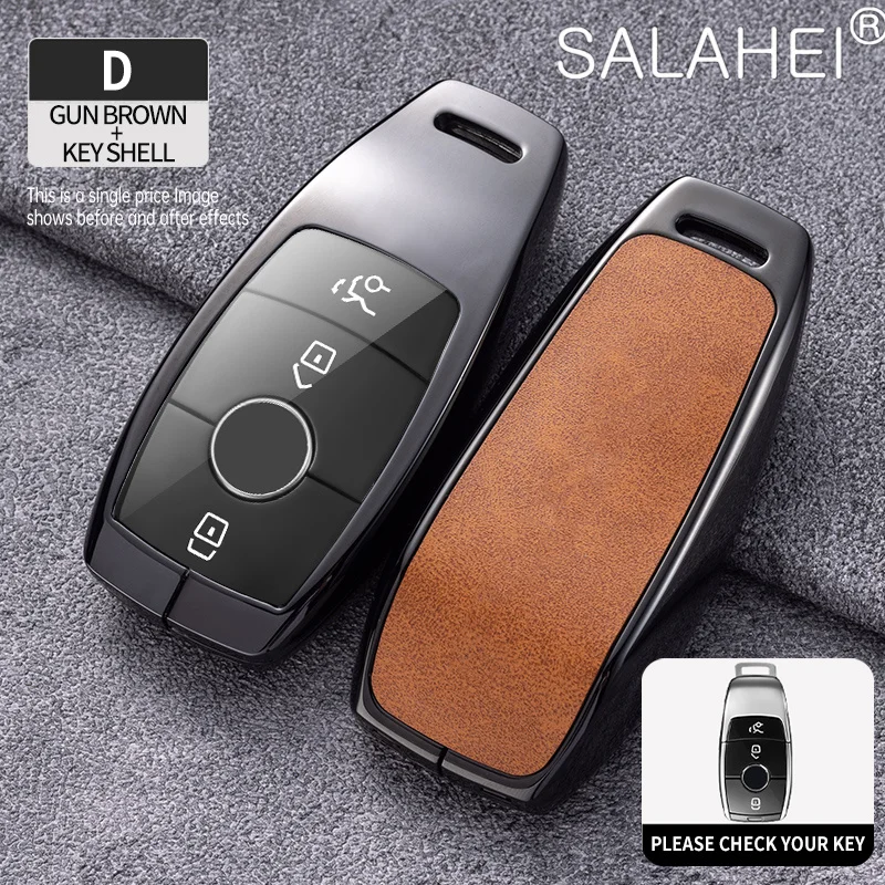 

Car Key Case Cover For Mercedes Benz 2022 E C M R S Class W204 W206 W223 W212 W176 S350 C260 C300 S400 S450 S500 GLC CLA GLA AMG