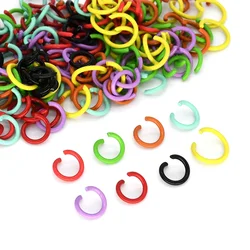 100pcs 8mm 10mm open Jump Rings Split Rings Connectors for DIY Jewelry Findings Making bracelet necklace earring Supplies