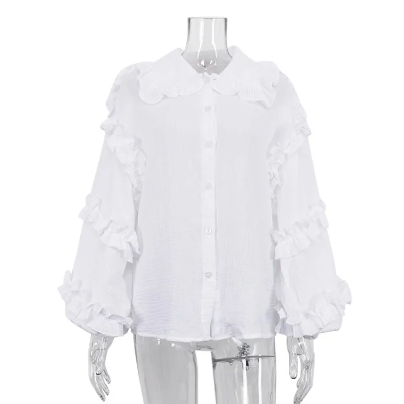 

2026 Spring/Summer Women's Shirt Casual Lapel Shirt