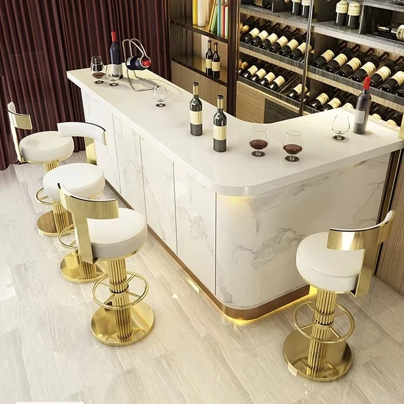 Kitchen Bar Chair Relaxing Restaurant Luxury Vintage Stools Bar Chair Home With Backrest Taburetes Para Barra Balcony Furniture