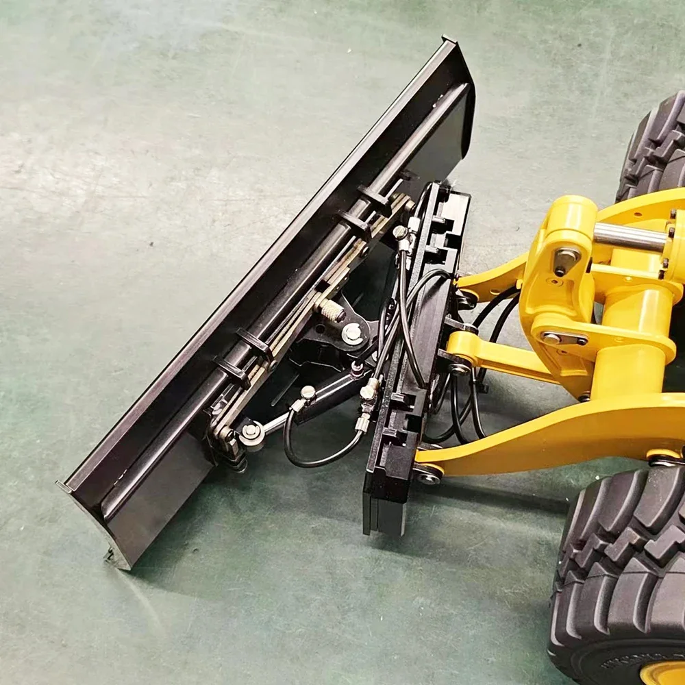 MT1/14 Hydraulic Remote Control Loader Metal Tilt Bulldozer Blade WA480 Remote Control Auto Parts Bucket