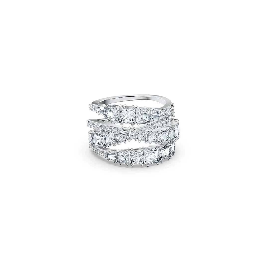 

MESSITOK S925 серебро классическое юбилейное памятное женское кольцо TWIST в спиральной форме