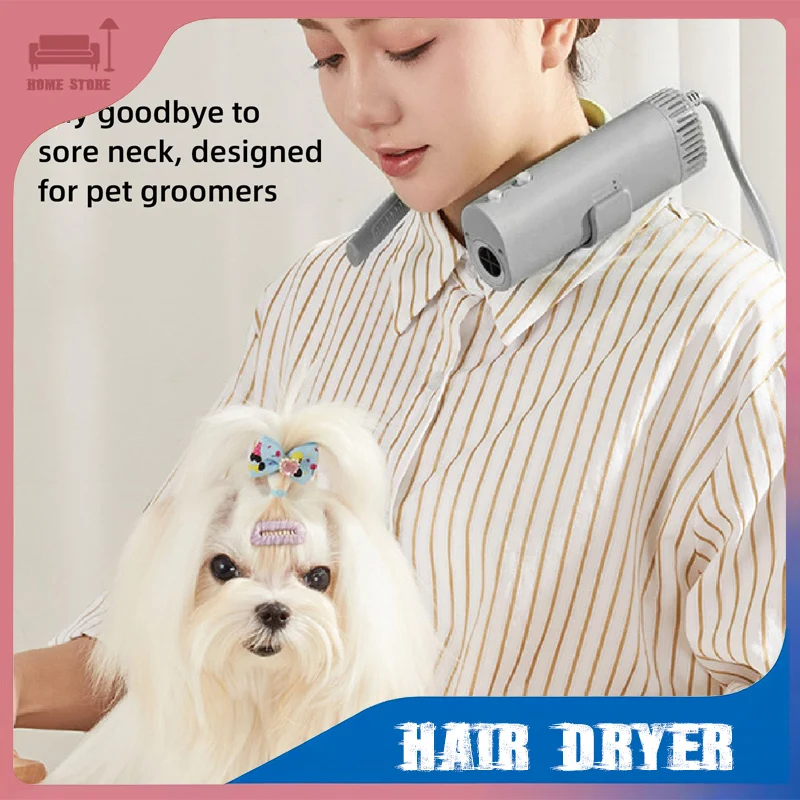 

Professional Pet Grooming Hair Dryer High-Power with Deep Noise Reduction Energy-Saving High Wind Quick Neck Pulling Machine