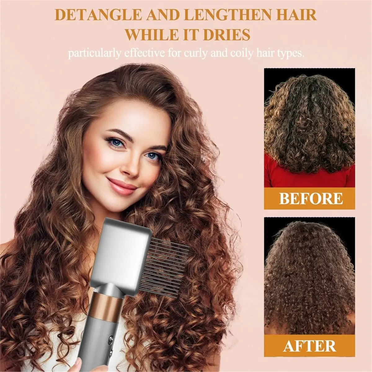 [828 SALE]Hair Straightener and Wide Tooth Comb Nozzle Attachment for HS01 HS05 HS08 Accessories