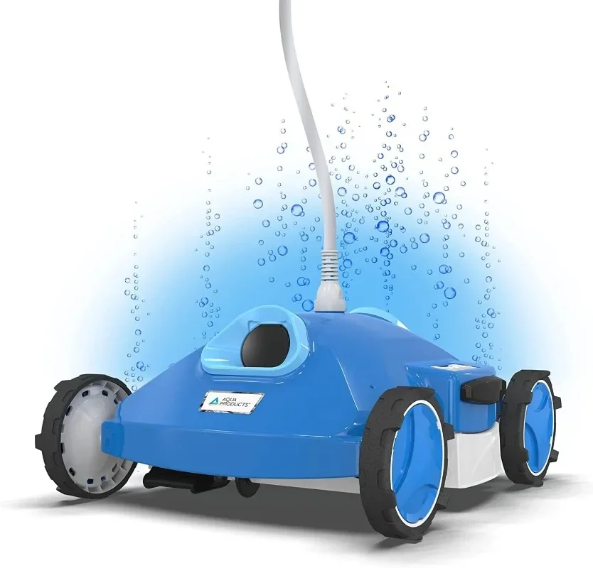 Aqua Products Dash AG Jet Automatic Robotic Pool Cleaner for Above-Ground Pools up to 30ft, Strong JetBlast Technology w/ Dual