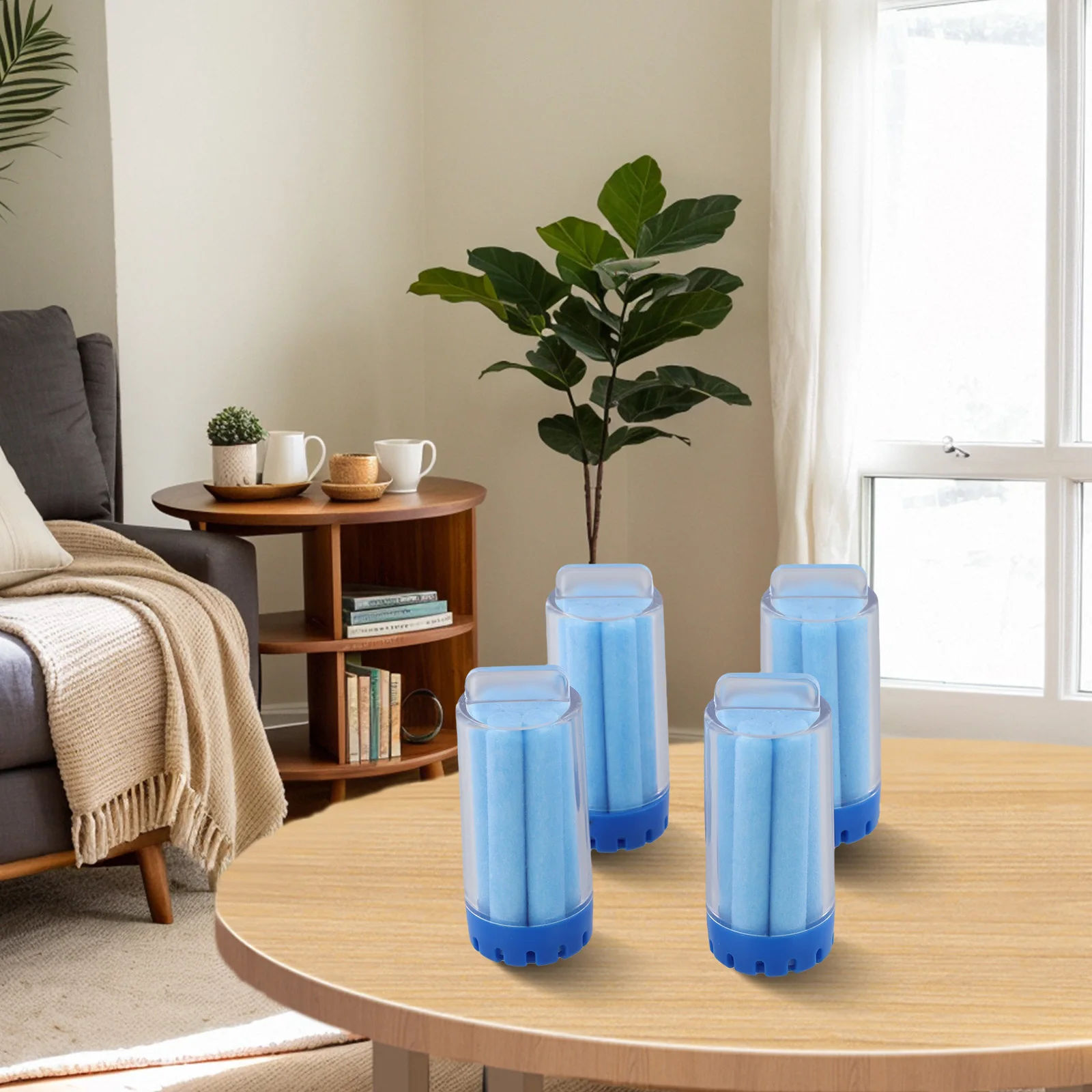 4pcs Solid Detergent Compatible With For-ECOVACS For-DEEBOT N30 For-OMNI / N30-PRO For-OMNI Vacuum Accessories Cleaning Parts