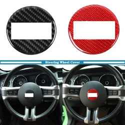 Car Steering Wheel Center Logo Decoration Cover Trim Protector for Ford Mustang 2009 2010 2011 2012 2013 Interior Accessories