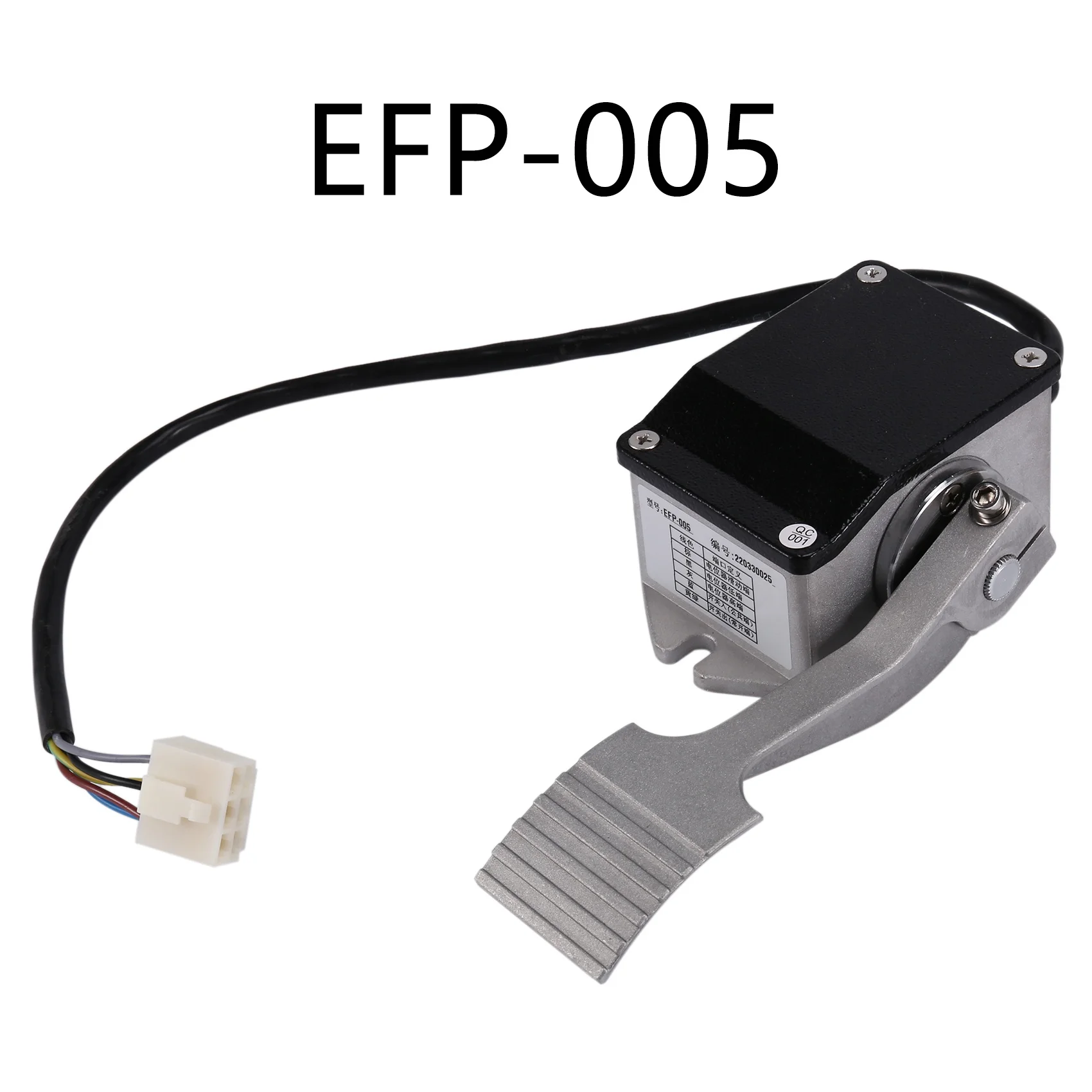 Forklift Throttle Foot EFP-005 0-5K Electric Accelerator for EV Curtis Throttle Pedal