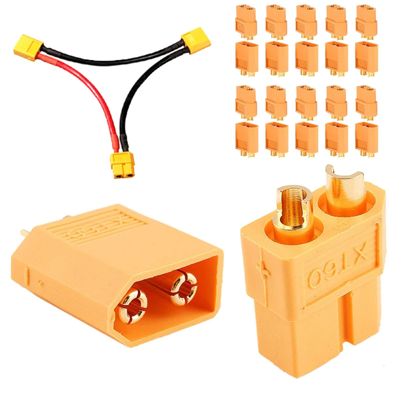 Bala Conectores Plugs para rc Lipo Battery Xt60 Masculino e Feminino Quadcopter Multicopter Acessórios