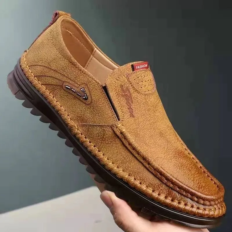 

Leather Shoes for Men Luxury Business Casual Shoe Comfort Soft Sole Driving Shoes for Men Oxford Office Footwear Slip-On Loafers