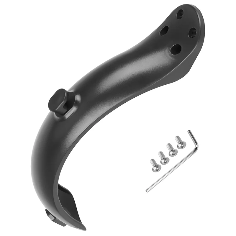 A06F-Electric Scooter Parts 4 Hole 8.5 Inch Fender Rear Fender Back Guard Baffle With Hook Electric Scooter Accessories