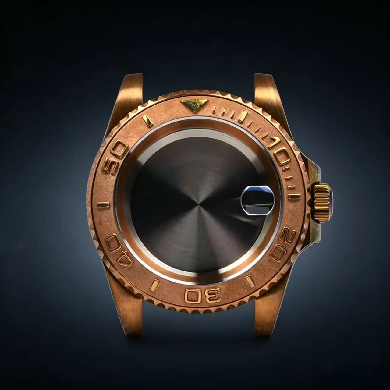 CUSN8 Bronze Ghost Watch case Sapphire glass Diving watch case fits Seiko for NH35/NH36 Automatic Movement Watch mod