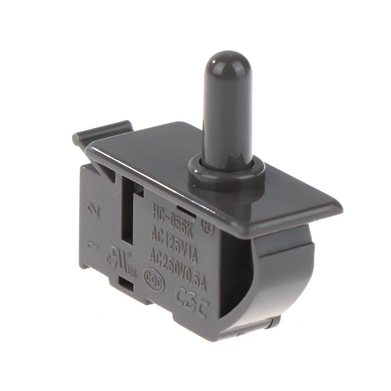 1PC Gray HC-056K 0.5A/1A Door Light Push-button Switch For Wine Cabinet Refrigerator Freezer Door Special Accessories