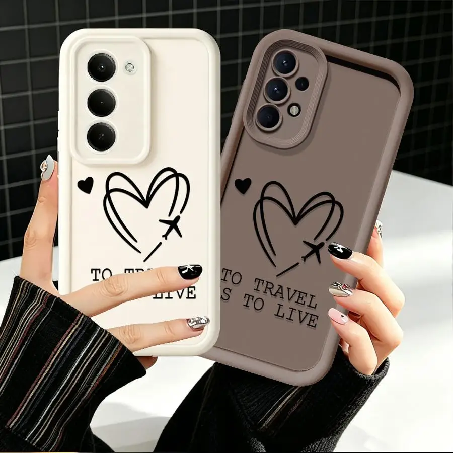Case for Samsung Galaxy A15 A24 A50 A52 A05A73 A12 A07 A14 A22 A16 A25 A06 A36 A35 A17 A11 A21s A13 A30 Phone Cover Heart