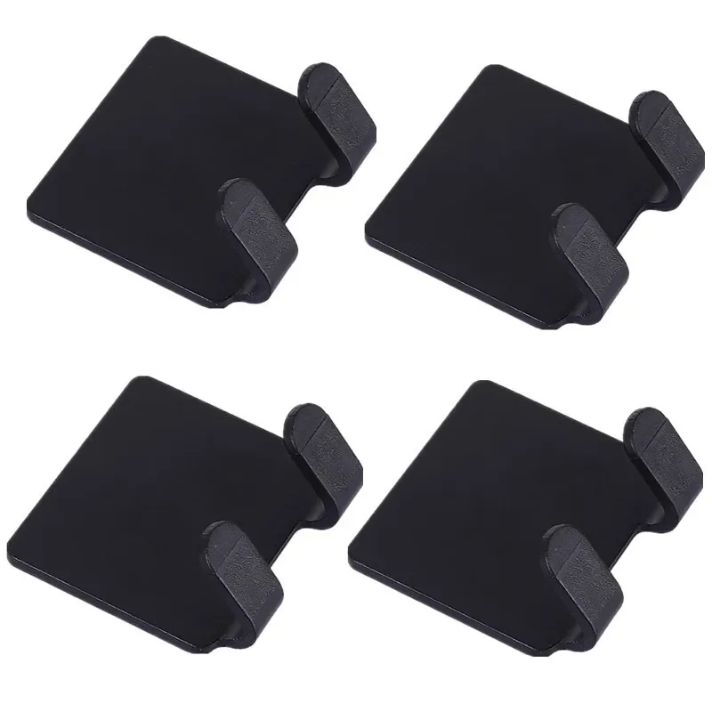 1/2/3PCS Adhesive Razor Holder Wall Mounted Bathroom For Shower Hook Rack Gillette Shaver Shaving Holder Black Plastic Hook