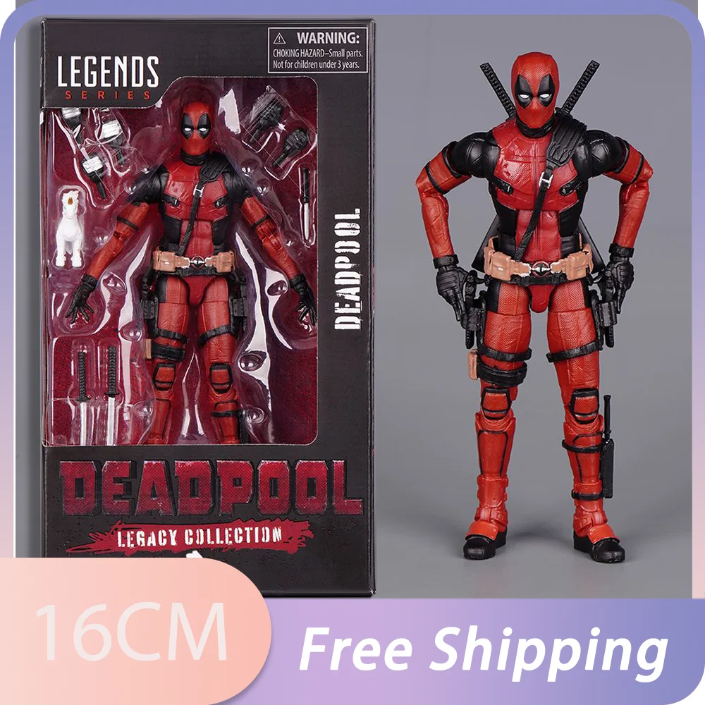 Deadpool 6 Inch Action Figure Legend Series Figurine Wade Winston Wilson Figure Joint Mobility Models Pvc Statue Collection Gift