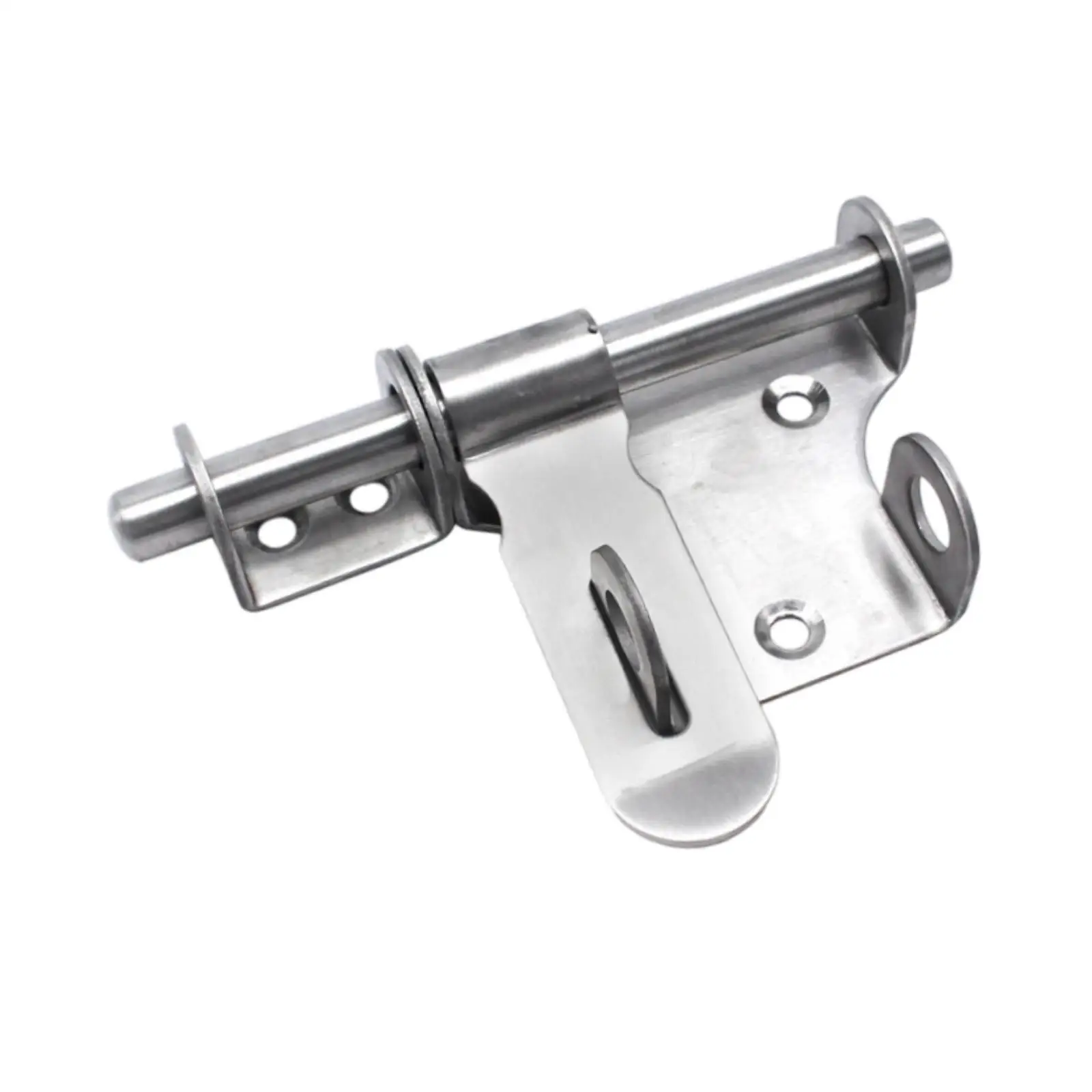 Sliding Gate Auto Lock Door Latch High Strength Padlock Hole Rustproof Barrel Bolt for Fence Dog House Sliding Door