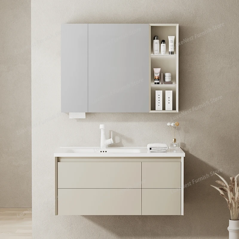 

Качественные современные тумбы для ванной комнаты с выдвижными ящиками и перегородками, экономящие пространство, для хранения и демонстрации, мебель для салона.