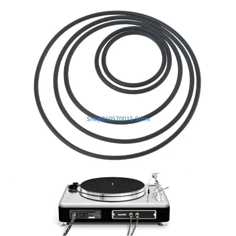 B95C 100/50Pcs Assorted Common Belt Set for Recorder Cassette Tape Machine Belts 1.5mm Round Repeater Rubber Drive Belt