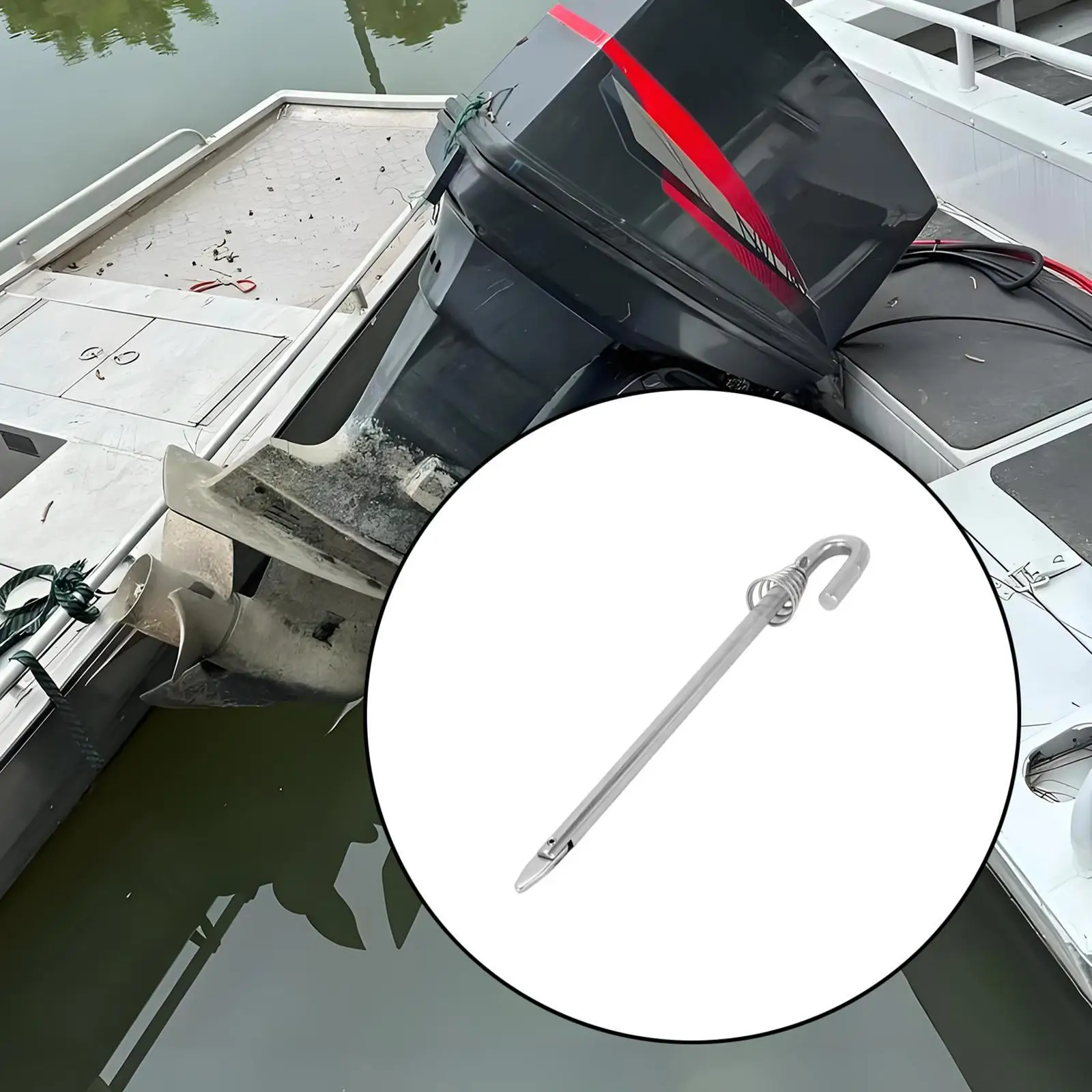 

Outboard Motor Engine Tilt Rod Pin Lock Assembly Marine Boat Accessory for Yamaha T9.9 T15 T20 T25 Engine Parts