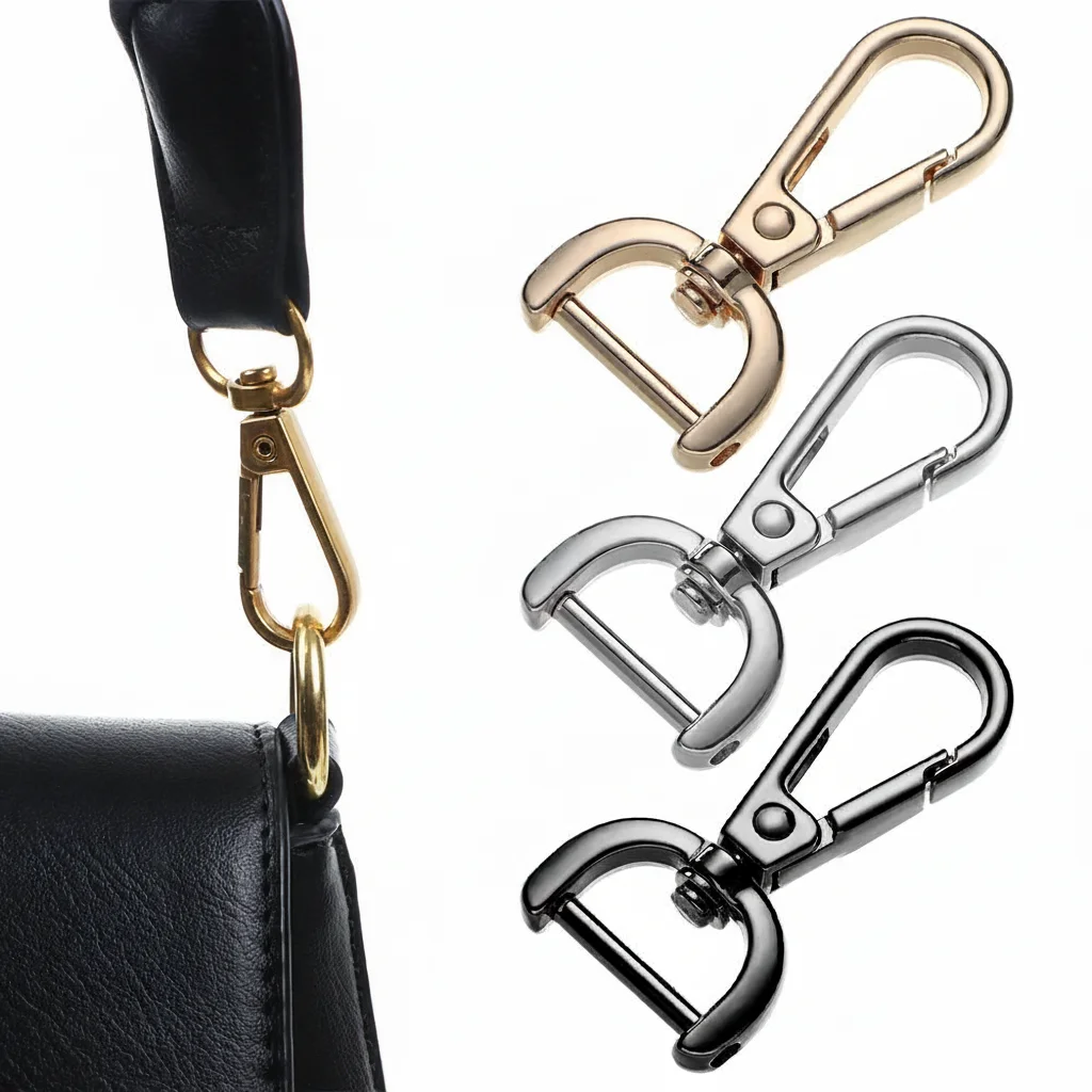 Metal DIY KeyChain Bag Part Accessories Split Ring Lobster Clasp Bags Strap Buckles Screw Buckle Detachable Snap Hook Hardware