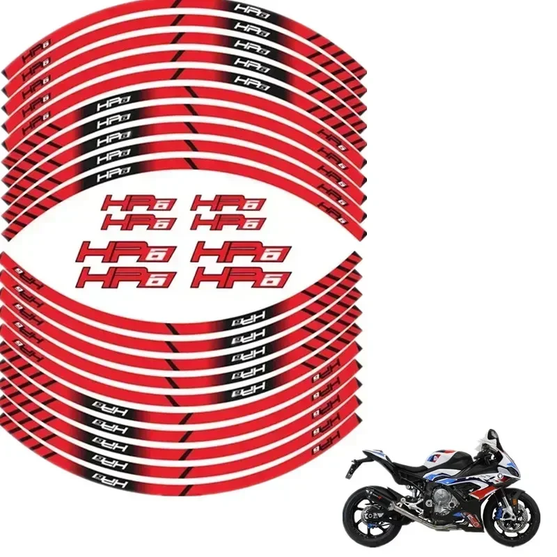 For BMW HP6 Motorcycle Parts Contour Wheel Decoration Decal Sticker - 4 MOTO