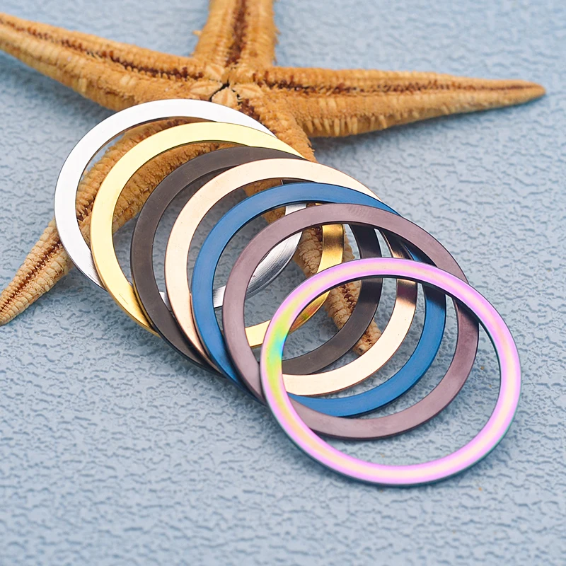 Seiko Mod Bezel tembaga masukkan SKX007 cincin dalam datar 38mm * 31.5mm cocok untuk SKX007 SKX009 SKX011 SRPD jam tangan selam bagian dalam