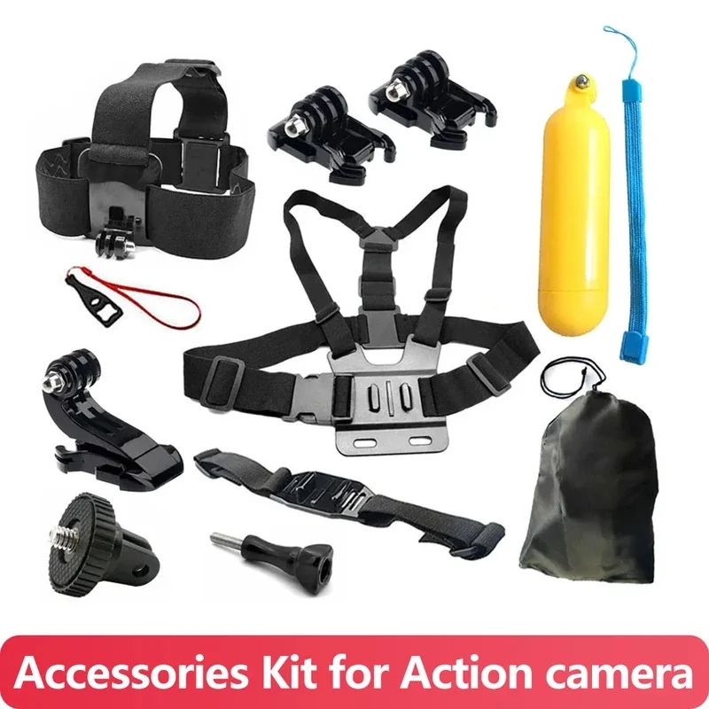 Accessories Accessories Kit Chest Head Strap Mount Floating Grip Handle Tripod Adapter for GoPro SJCAM Insta360 AKASO Osmo Action Camera - Aliexpress Deal