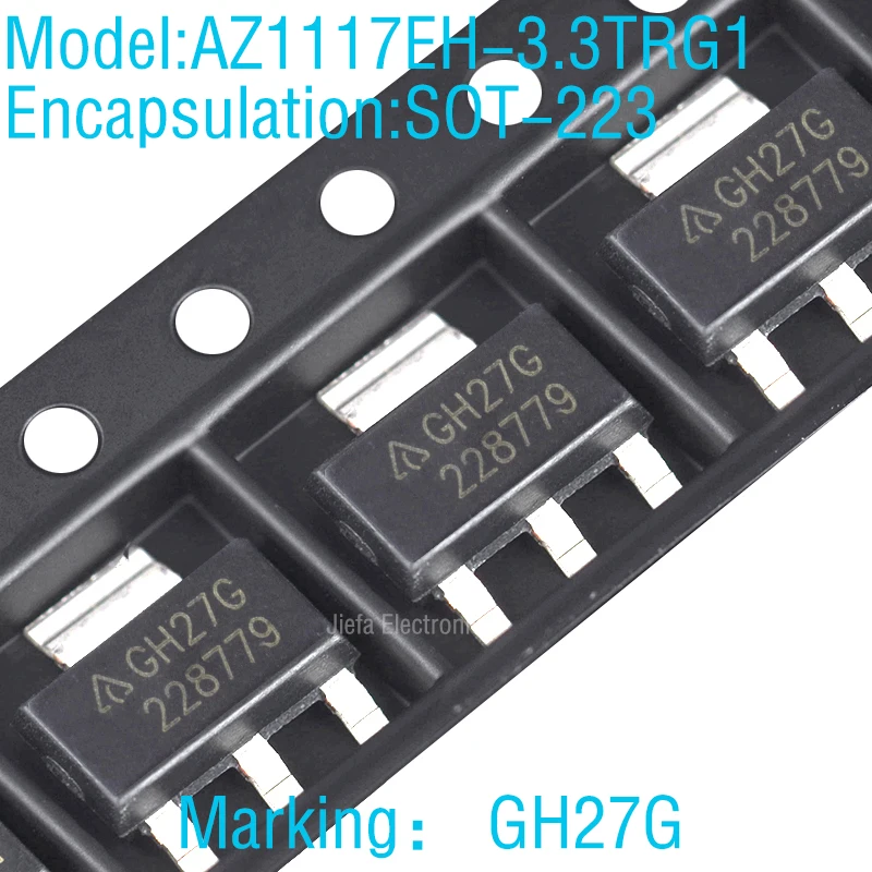 1 piezas GH27G SOT-223 SMD, AZ1117EH-3.3TRG1