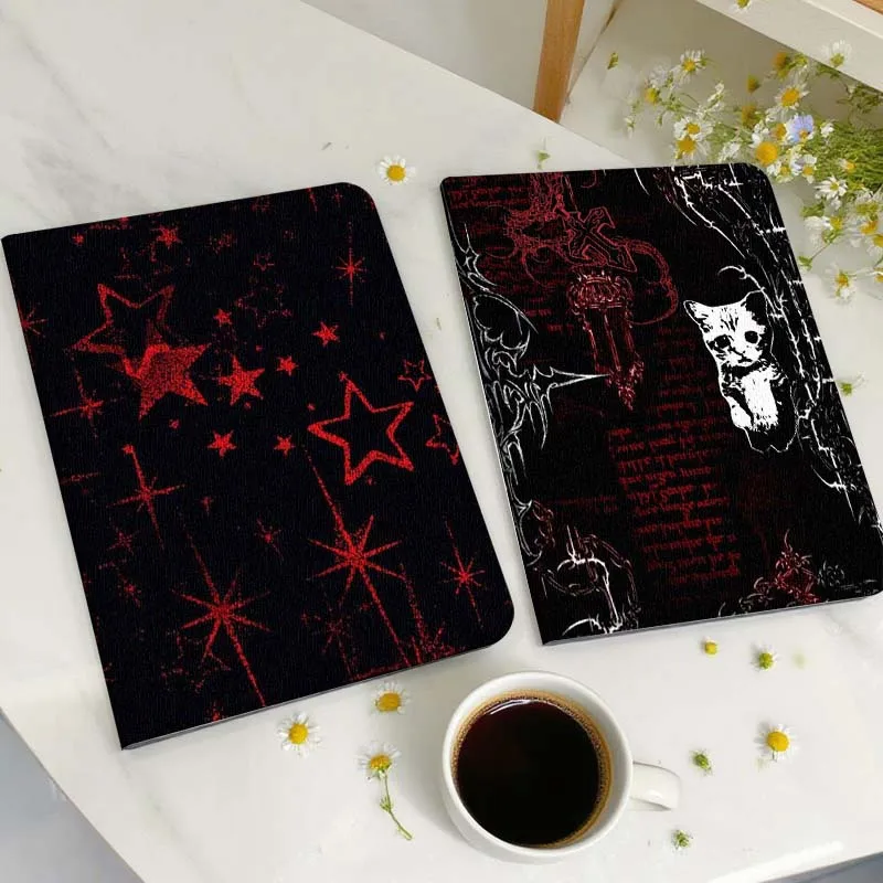 

Чехол для планшета с красным звездным мультяшным рисунком для Huawei Honor MatePad MediaPad Air 5 6 7 11 V6 V7 V8 V9 X9 X8 T10 T10s C5e T5