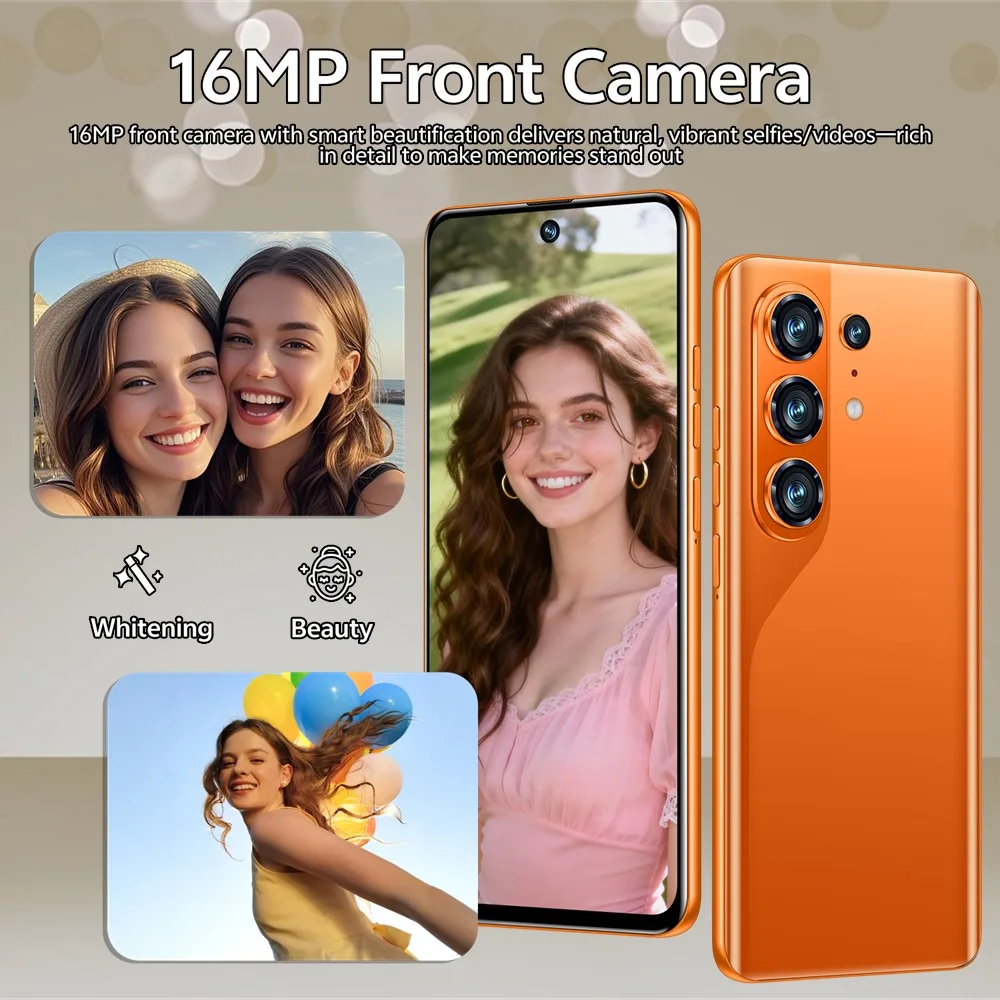 K-Touch Cheap C26 Ultra 7.3HD Mobile Phones 22G+2TB Smartphone 8000mAh Cell Phone 5G Dual SIM Android 15 16+48MP Camera Cellphones