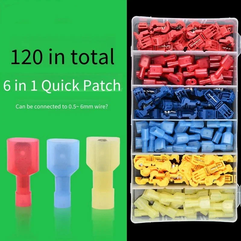 T-shaped Terminal Block Quick Connection Buckle Wire Branching Head Clamp for Downlight Spotlight No Wire Breaking Required