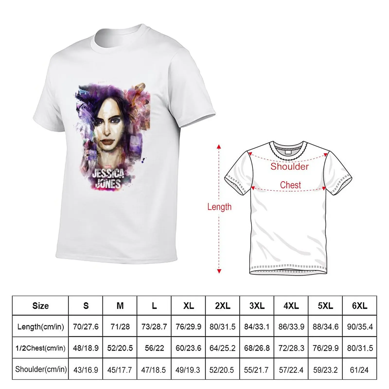 New cover untuk singer jessica tour jones album T-Shirt new edition t shirt Short sleeve men t shirt