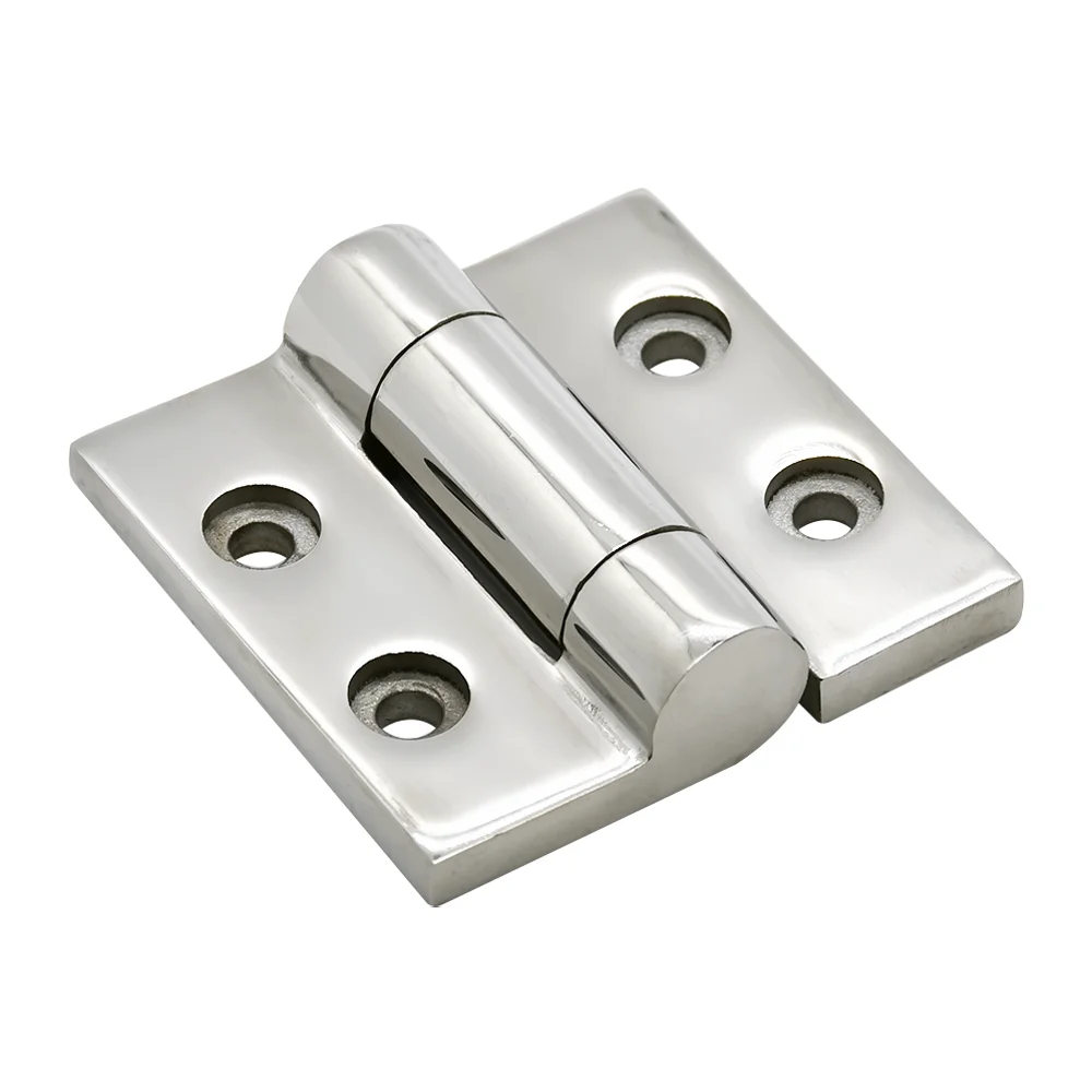 1 PC Stainless Steel Butterfly Hinge - Offset Taper Bore/Counterbore, Flat Type, SUS304/SUS316, Symmetrical Mounting Hole