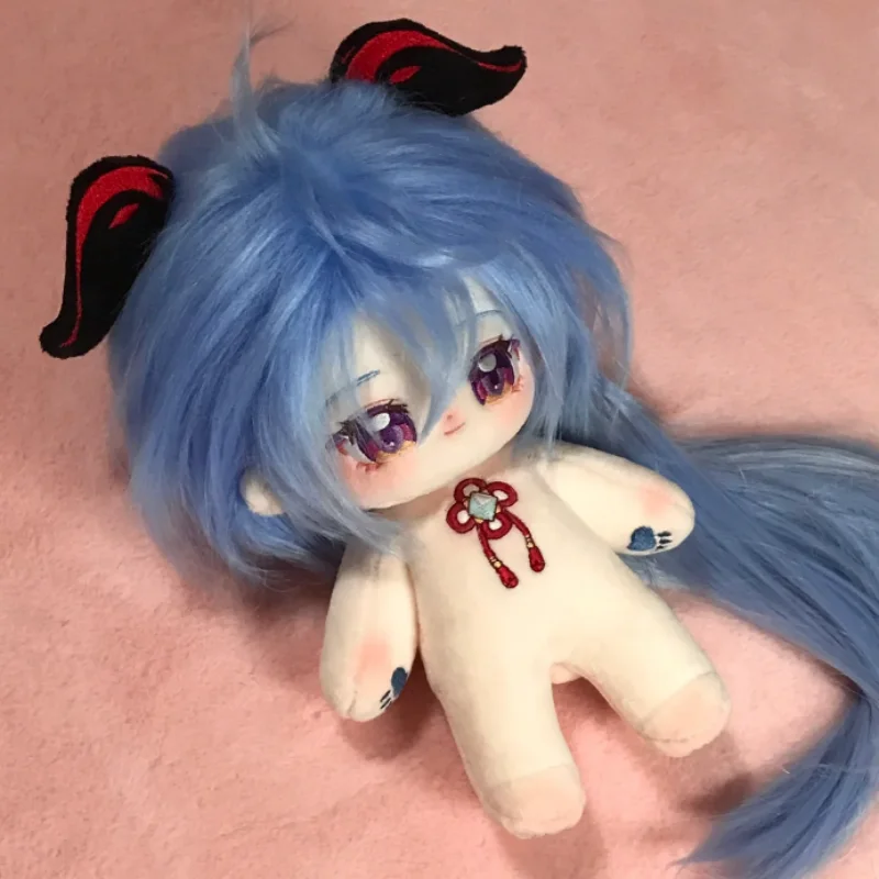 

Anime Genshin Impact Ganyu 20cm Plush Dolls Toy Nude Body Doll Plushie Cosplay 6533 Kids Gift