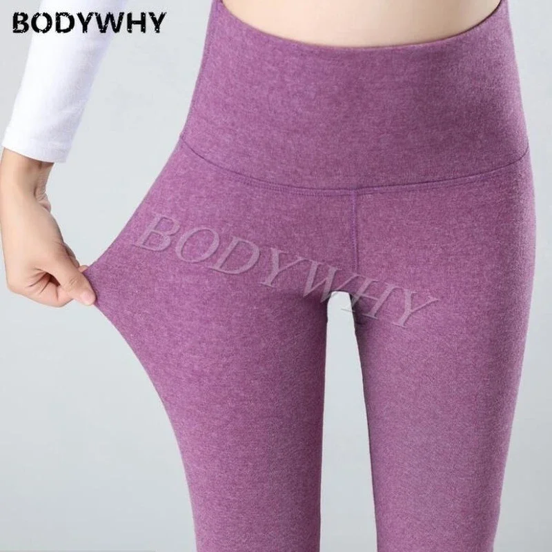 Popular Tight Pants for Women in Winter with Plush Insulation and Elastic Leggings