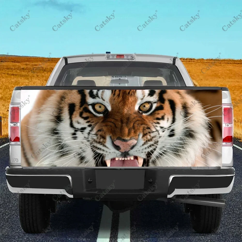 

ferocious tiger car sticker truck rear tail modification custom suitable for SUV car truck packaging sticker decal