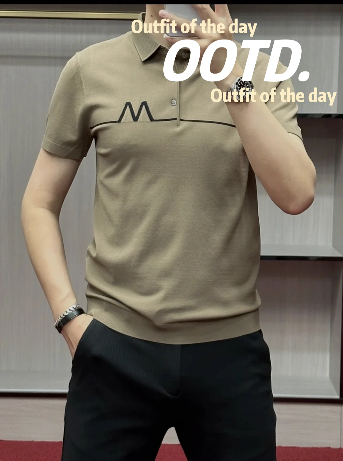 

Лето 2024, мужская трикотажная футболка irt Pure Color, повседневная тонкая ort Sve, роскошная деловая футболка Sli для отдыха среднего года