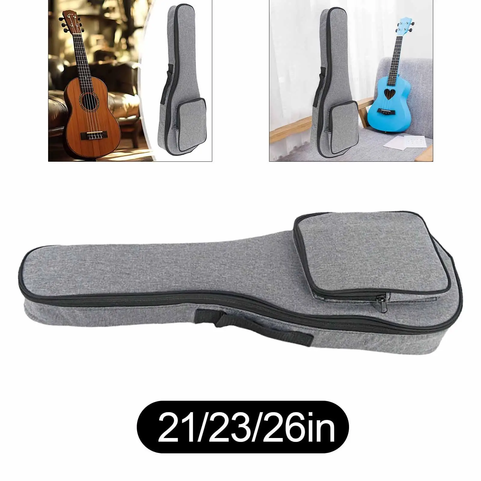 ウクレレギグバッグ ウクレレケース ギフト キャリングハンドル付き 軽量キャリングケース キャリーバッグ パフォーマンスキャンプ用