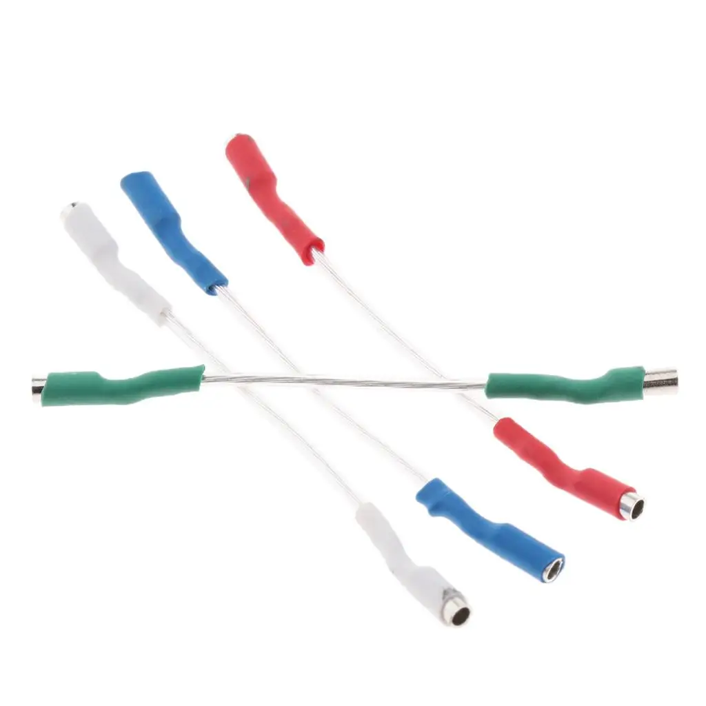 Universal Phono Turntable Headshell Mount Wires Oxygen Free Copper Cable for Record Player Connection