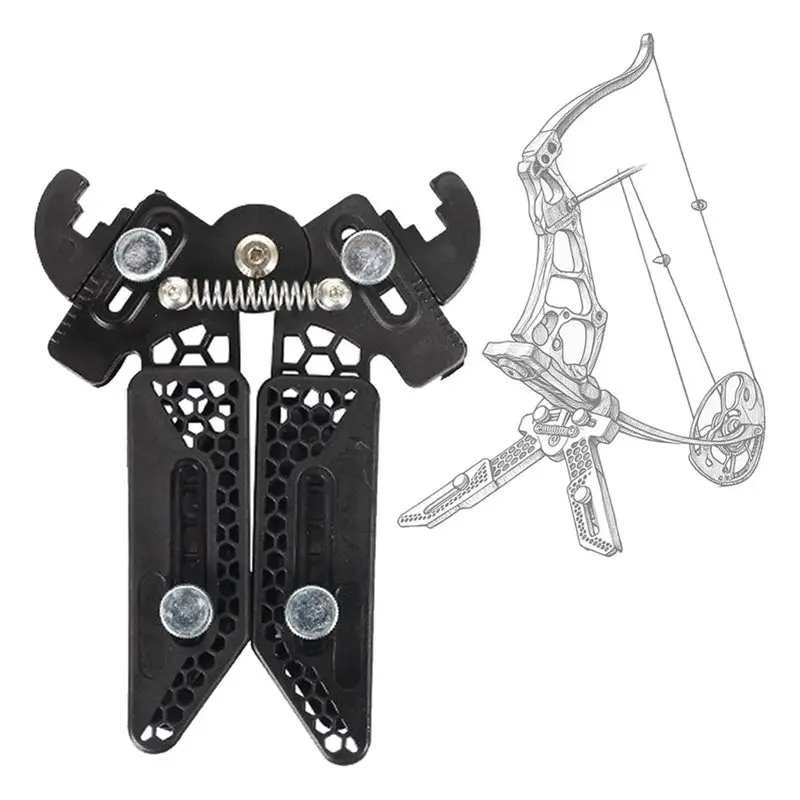 Outdoor Archery Figure-Eight Bow Stand, Dual-Purpose Bow Floor Stand Bracket, Bow And Arrow Storage Rack