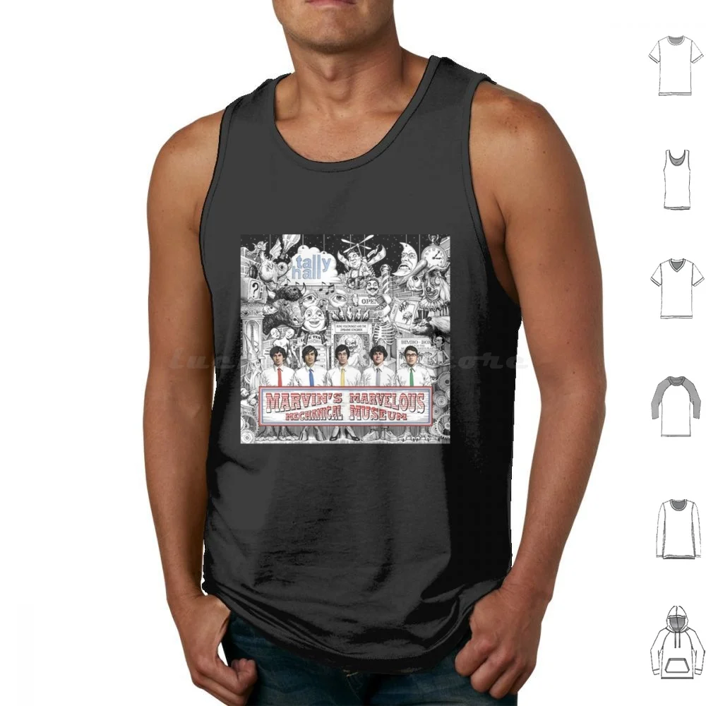 Marvin's Mechanical Museum-Tally Hall Tank Tops Vest sans manches Tally Hall Miracle Musical Joe Hawley Music Band Hall Marvins