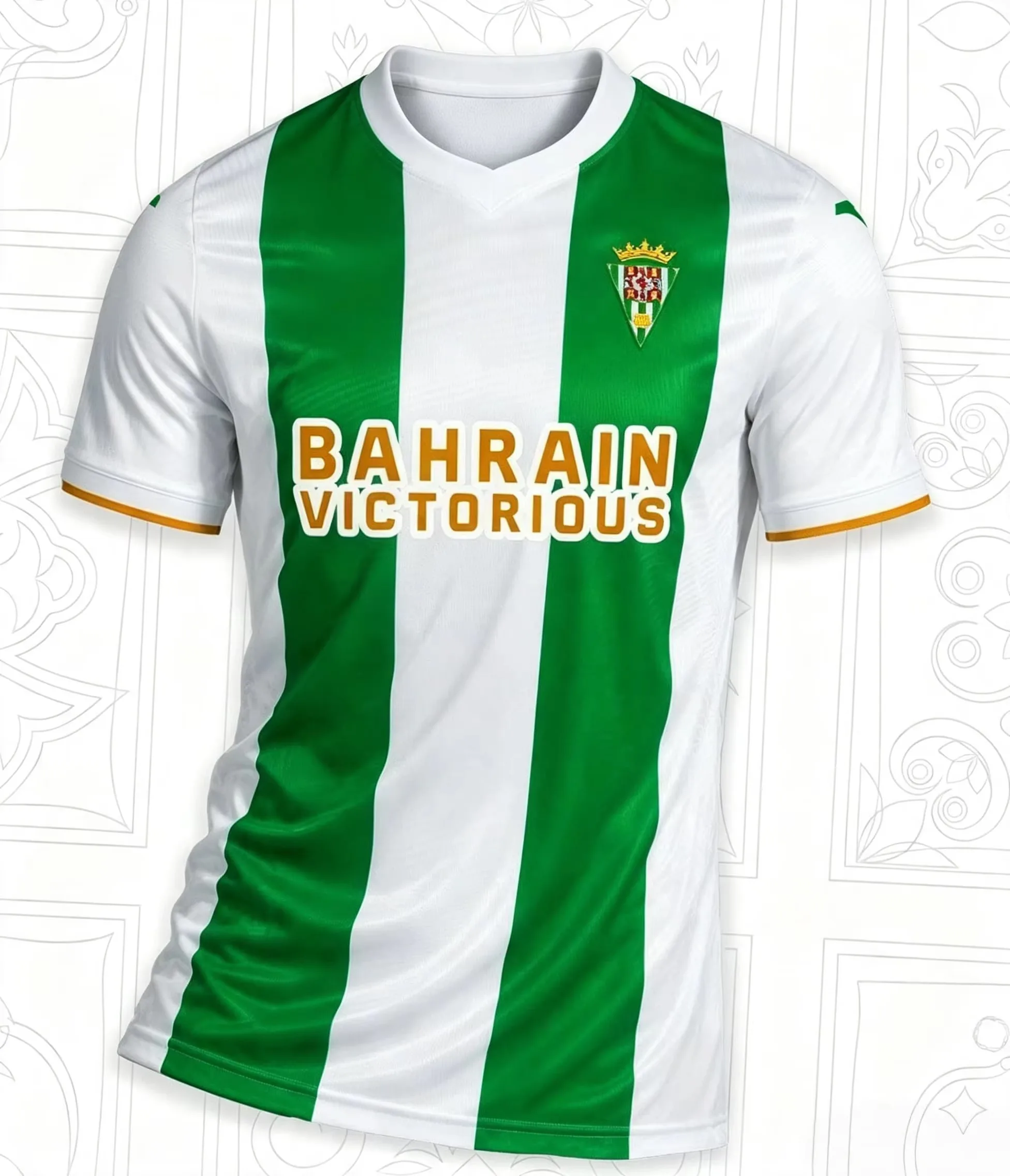 2026‑27 Real Betis Home Soccer Jersey Men Short‑Sleeve Quick‑Dry Football Fan Sport Uniform Bahrain Victorious Moto