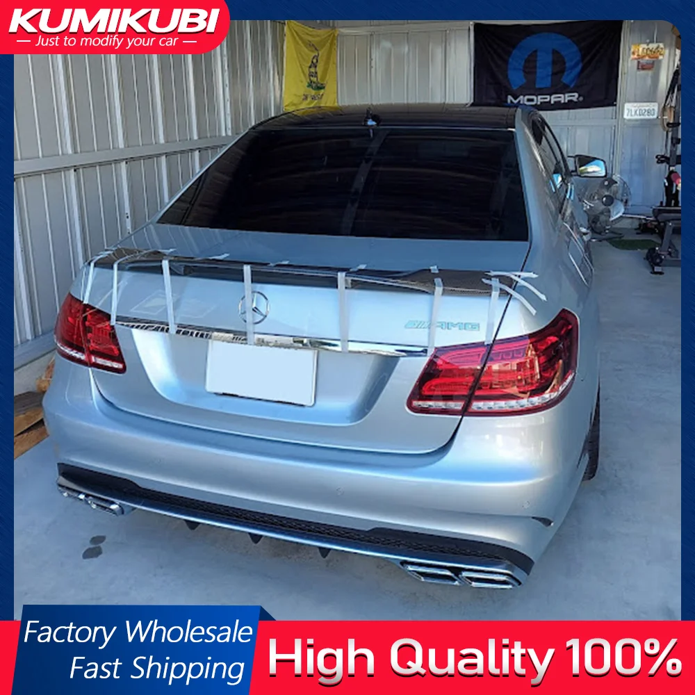 

Спойлер на крышку багажника (стиль Renntech) из карбона, с высоким выступом, для Mercedes E-Class W212 2010-2016