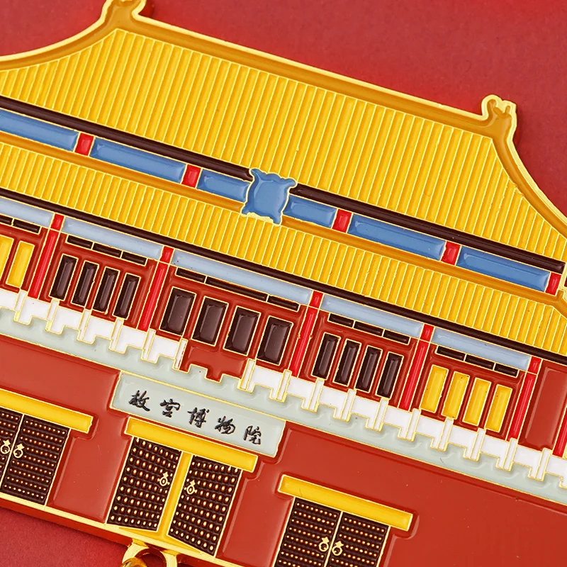 Creatief cadeau van "Fu Lu Ping An Refrigerator Sticker" uit de Shenwumen van de Verboden Stad