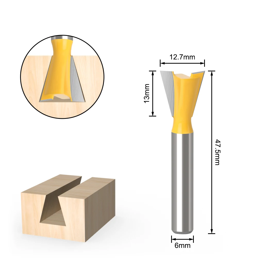 1/4inch Shank for Woodwork Power Tools,Trimming Machine Router Bit Bakelite Milling Engraving Machine,Woodworking Milling Cutter